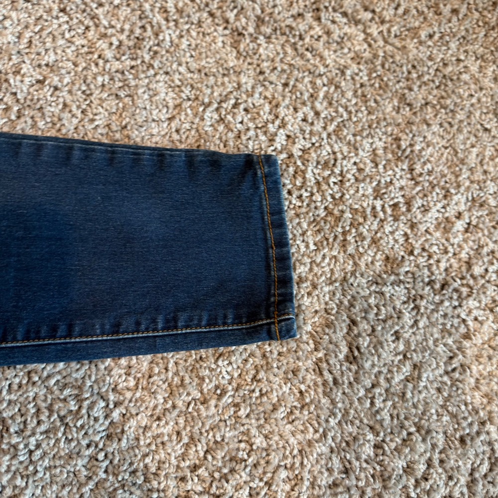 Free People Women Dark Wash Skinny Jeans Blue Denim Mid Rise Size 28 - Picture 5 of 12